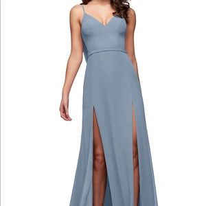Dusty Blue Bridesmaid Dress